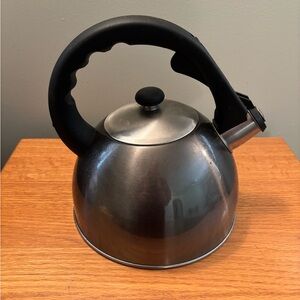 Creative Home Prelude Metallic Smoke 2.1 Quart Whistling Tea Kettle